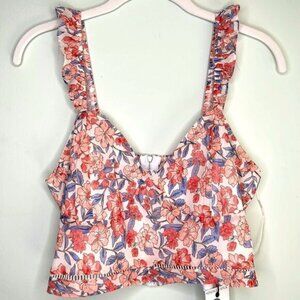 NWT Kendall and Kylie Corsage Cami Crop Top‎ Size XL